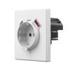Single schuko socket with USB-A+C white matte VIDEX NOTA (VF-NT-SK1GUC-WH) - photo 