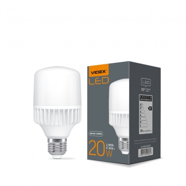 LED lamp VIDEX A65 20W E27 5000K 