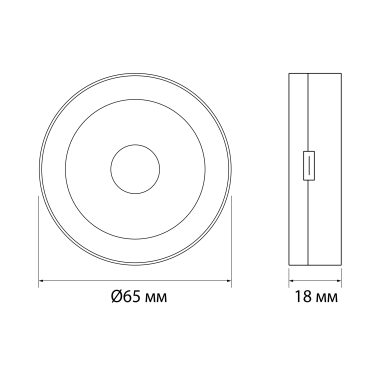 Rechargeable Touch-Control LED Light VIDEX VL-NL064W-G - photo №12