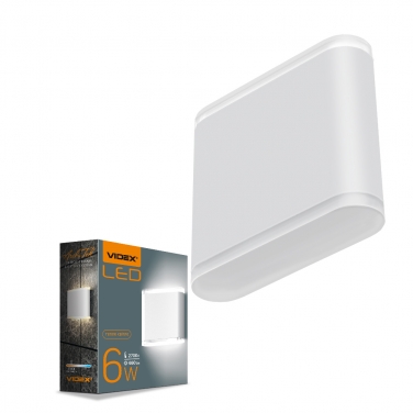 LED  lamp architectural IP54 AR06 VIDEX  6W 2700K White