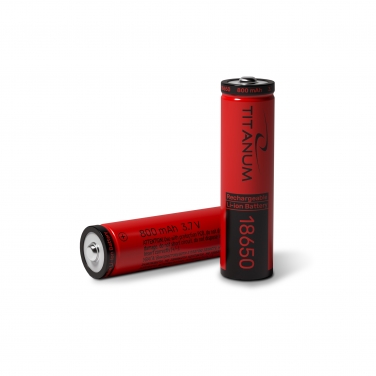 Rechargeable battery TITANUM Li-ion 18650 (without protection) 800mAh 1pc