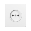 Single socket white matte VIDEX NOTA (VF-NT-SK1-WH) - photo №2