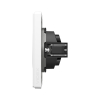 Single socket white matte VIDEX NOTA (VF-NT-SK1-WH) - photo №3