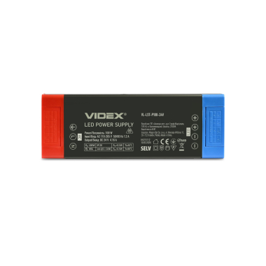 Блок живлення для LED стрічки VIDEX DC24V 4.16A 100W IP20 (VL-LST-P100-24V) - фото №3
