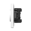 Double socket white matte VIDEX NOTA (VF-NT-SK2-WH) - photo №3