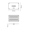 Portable solar panel VIDEX VSO-F505U 5W