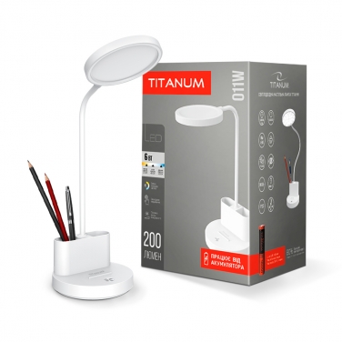 LED table lamp with rechargeable battery TITANUM TLTF-011W 6W 2700-6000K