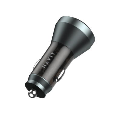 Автомобільний зарядний пристрій HAVIT HV-CC2017 48W USB-A+USB-C - фото №5