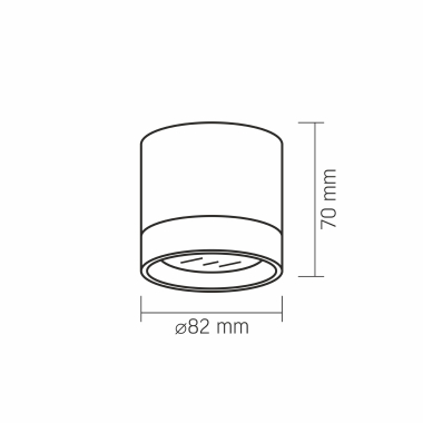 Світильник VIDEX IP44 під лампу GX53 накладний Білий VL-SPF19A-W - фото №4