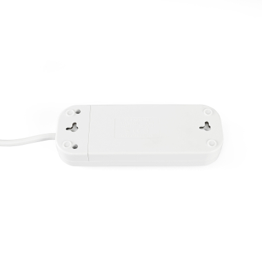 Подовжувач мережевий без заземлення 3 гнізда 3м (2x1мм) білий TITANUM STANDARD - фото №2