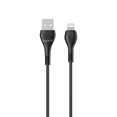 Кабель USB - Lightning HAVIT CB6160-L 2A 1.8м Black - фото