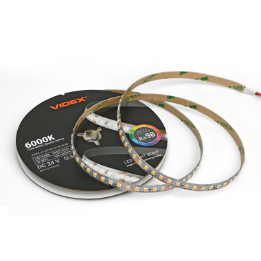 LED Strip Lights VIDEX DC24V 60W 5M 6000K Ra98 IP20 (VL-LST28144-24126-B5) - photo №7