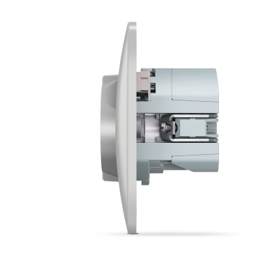 Розетка одинарна із заземленням з USB+USB-C срібний шовк VIDEX BINERA - фото №4