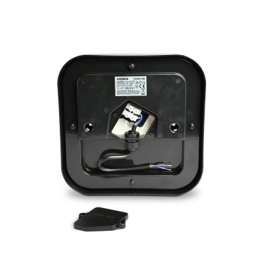 LED світильник ART IP65 квадратний VIDEX VLE-BHFS-155B 15W 5000K Black - фото №3