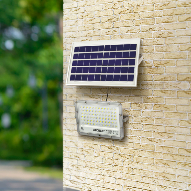 LED прожектор автономний VIDEX 1000LM 5000K 3.2V - фото №7