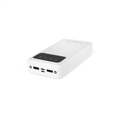 Повербанк 20000mAh TITANUM OL22 White - фото №3