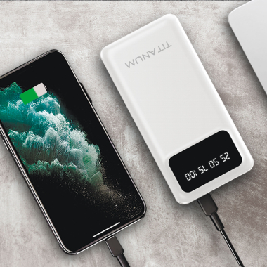 Повербанк 20000mAh TITANUM OL22 White - фото №4