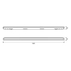 LED Linkable Linear Light VIDEX BNWL05 50W IP65 1.5М 5000K 220V - photo №15