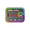 FM модулятор HAVIT HV-FM819BT USB-A+USB-C PD24W RGB Black - фото №3