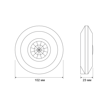 Датчик руху та освітленості VIDEX VL-SPC05W 220V 800W інфрачервоний білий - фото №8