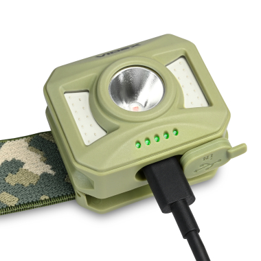Налобний світлодіодний ліхтарик VIDEX VLF-H085R-TAC 120Lm RED - фото №14