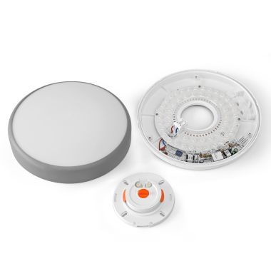 LED Світильник накладний з датчиком руху VIDEX VL-CLR-200-2G 20W 2700-6500K - фото №8