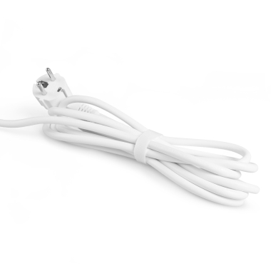 Мережевий подовжувач VIDEX ONCORD з/з 5п 3м (3x1.5мм) з кнопкою White - фото №8