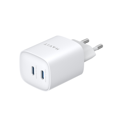 Зарядний пристрій HAVIT UC45 PD45W 2xUSB-C White - фото №5