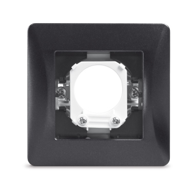 Кабельний вивід чорний графіт VIDEX BINERA - фото №3