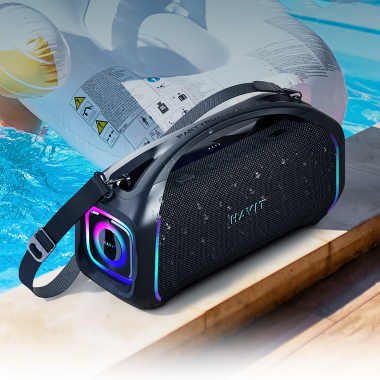 Портативна колонка HAVIT SK910BT "Party Blast" 100W IPX6 Black - фото №8
