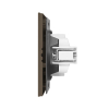 Заглушка для рамки мокко VIDEX NOTA (VF-NTC-BR) - фото №3