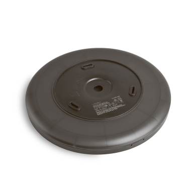 LED світильник з декоративною підсвіткою круглий VIDEX DL3R 18W 4000K Чорний - фото №4