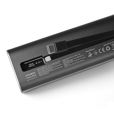 Повербанк 20000mAh VIDEX VPB-366 165W PD100W +Display - фото №9