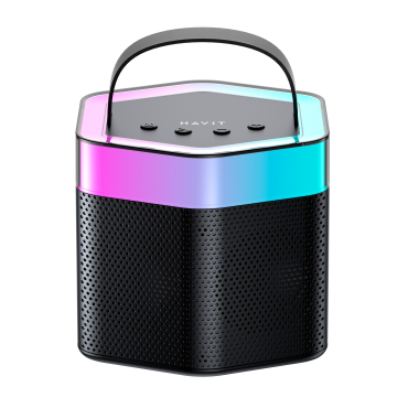 Портативна колонка з караоке HAVIT HV-SK895BT 6W RGB Black - фото №2