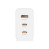 Зарядний пристрій TITANUM CH65PRO GaN 65W 2xUSB-C+USB-A White - фото №3