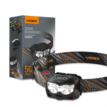Налобный светодиодный фонарик VIDEX VLF-H055D 500Lm 5000K (20шт/ящ)