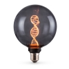 LED лампа VIDEX Filament VL-DNA-G125-S 3.5W E27 1800K Smoky