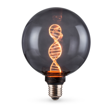 LED лампа VIDEX Filament VL-DNA-G125-S 3.5W E27 1800K Smoky - фото №2