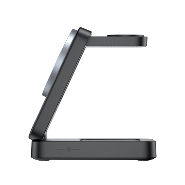 Настільна бездротова зарядка 3в1 HAVIT W3103 15W Gray - фото №3