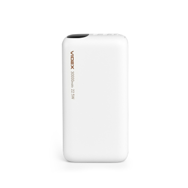 Повербанк 30000mAh VIDEX VPB-297 22.5W White - фото №2