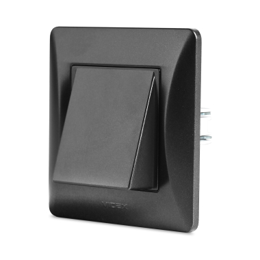 Кабельний вивід чорний графіт VIDEX BINERA - фото №6