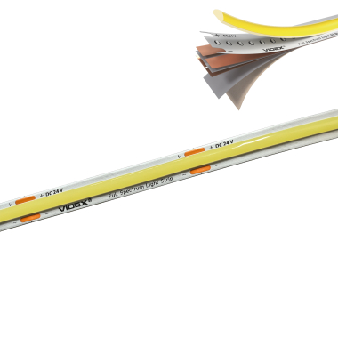 LED COB Strip Light VIDEX DC24V 55W 5M 6000K Ra80 IP20 VL-LSTCB320-24116-B5) - photo №8
