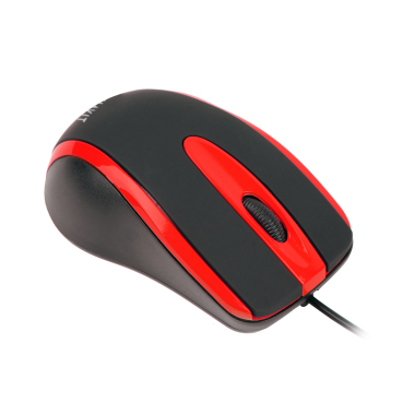 Дротова миша HAVIT HV-MS753 USB Black/Red (1000 DPI, 3 кл) - фото №3