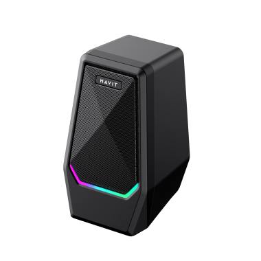Стерео колонки HAVIT SK768 USB 10W RGB Black - фото №5