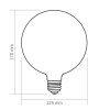 LED лампа VIDEX Filament VL-DG125MO 7W E27 3000K Porcelain dimmable