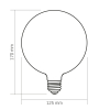 LED лампа VIDEX Filament VL-DG125MO 7W E27 3000K Porcelain dimmable - фото №3
