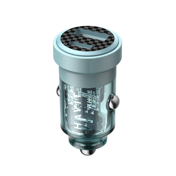 Автомобільний зарядний пристрій HAVIT HV-CC2016 30W USB+USB-C - фото