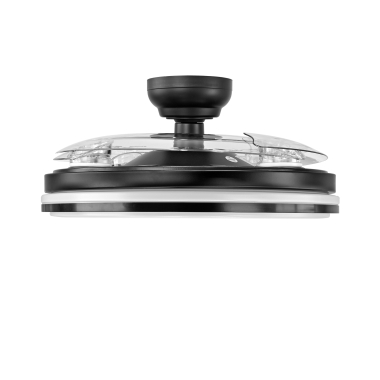 LED Світильник з вентилятором VIDEX CLF01 60W 3000K-4200K-6000K Black - фото №3