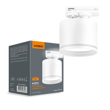 Світильник VIDEX під лампу GX53 трековий Білий (VL-SPF35C-W) - photo