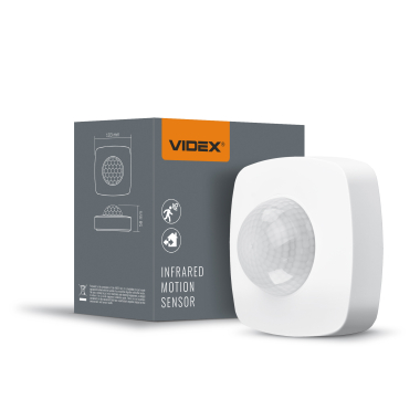Датчик руху та освітленості VIDEX VL-SPC24W 220V 1200W інфрачервоний - фото
